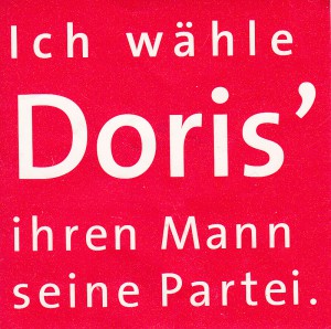 Aufkleber Doris