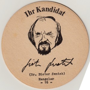 Bierdeckel - SPD  Augustin