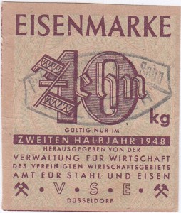 Eisen VSE 10 Stempel 1948 - 2