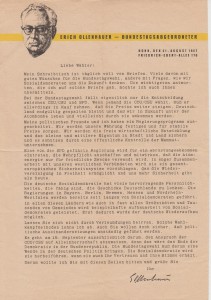 Ollenhauer Brief 1957