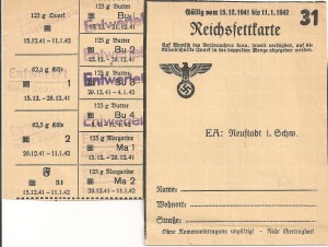 Reichsfettkarte 31 001