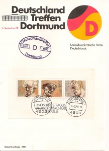 SPD - Deutschlandtreffen - 1980 -Briefmarken 001