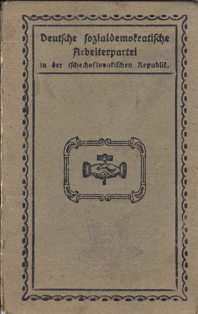 Deutsche sozialdemokratische Arbeiterpartei in der tschechoslowakischen