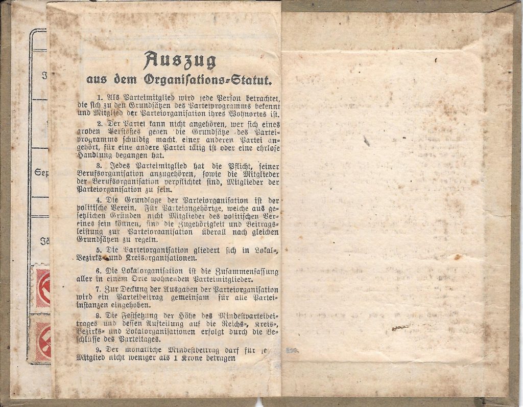 Deutsche sozialdemokratische Arbeiterpartei in der tschechoslowakischen