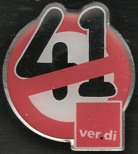 verdi pin gegen 41 001